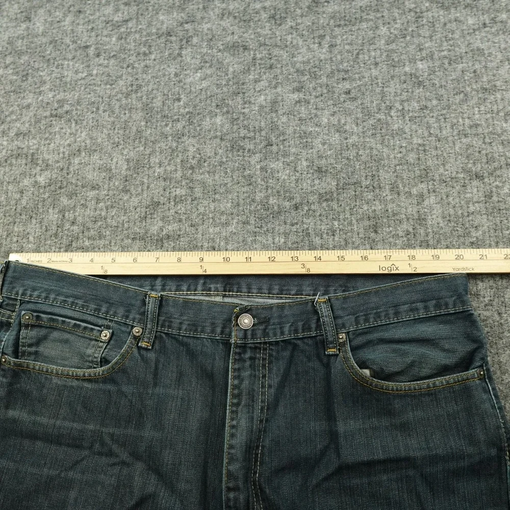 Levis‎ 505 Jeans Mens 40x32 Blue Denim Fume Red Tab Regular Fit Casual Straight